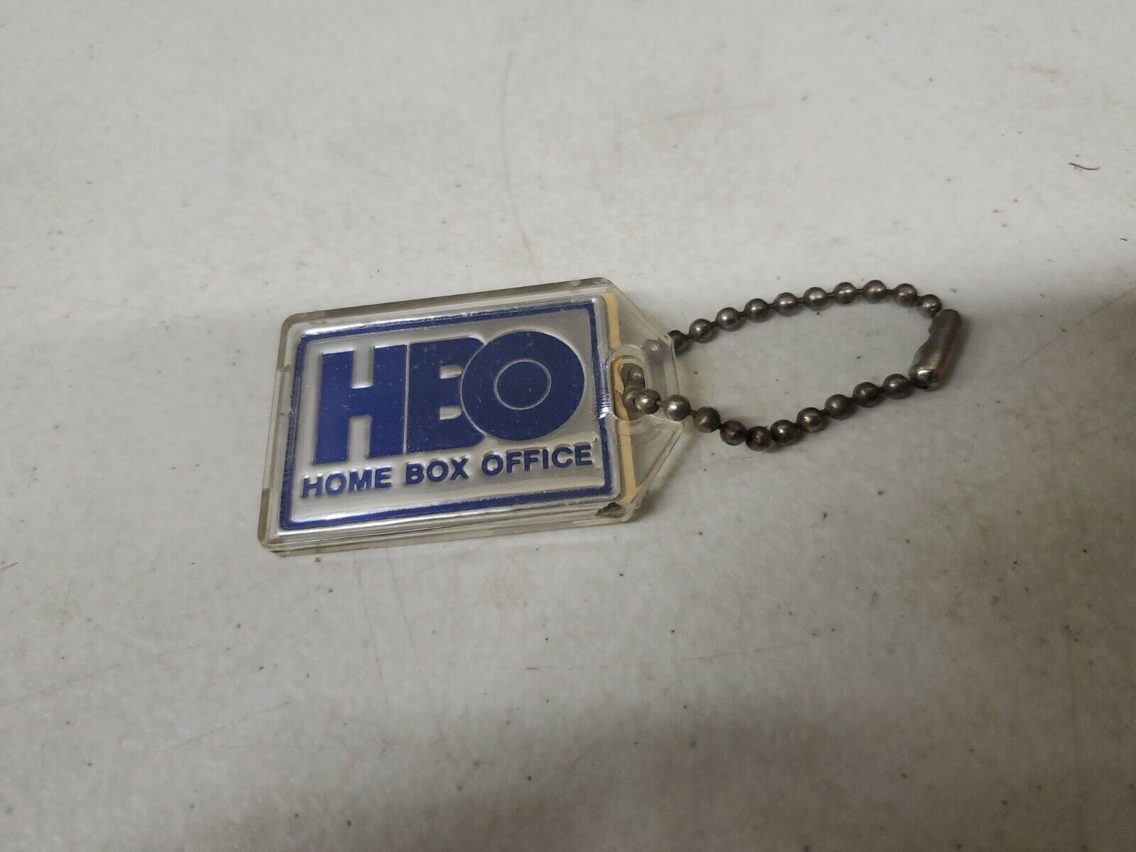 Vintage 80s 90s Hbo Home Box Office Keychain Entertainment Alternative 