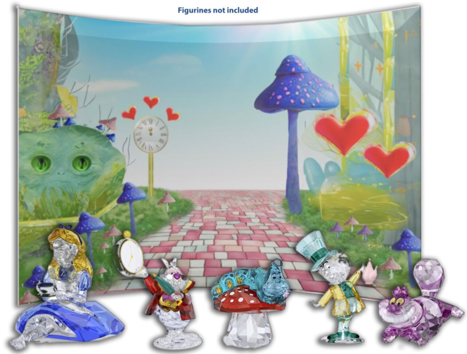 Swarovski Alice in wonderland Crystal Display pre-order