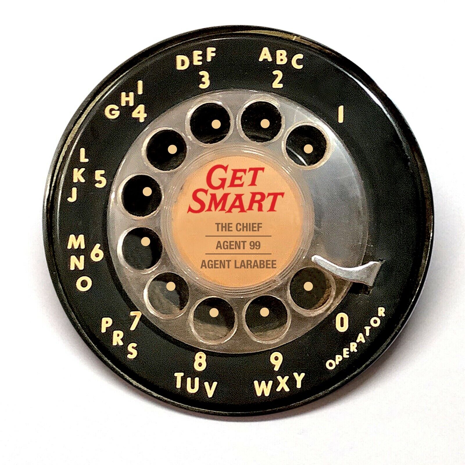 Get Smart Shoe Phone Dial Advertising Pocket Mirror Retro Style
