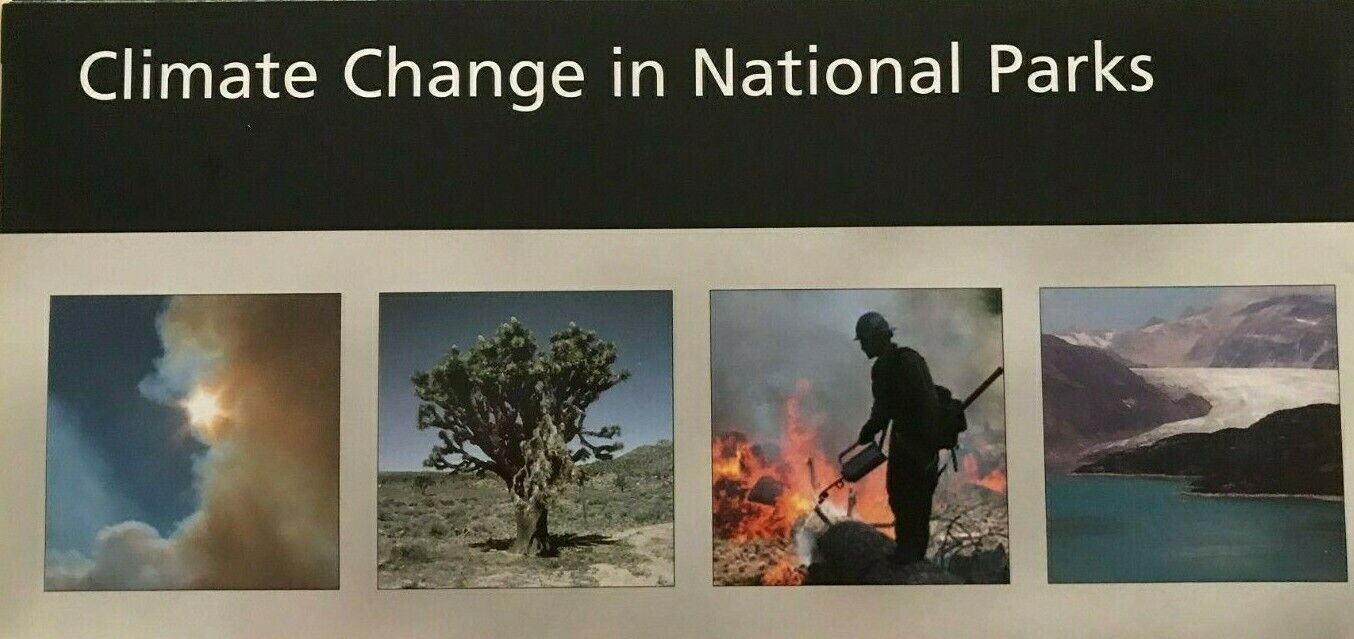 New CLIMATE CHANGE in NP  NATIONAL PARK SERVICE BROCHURE MAP  Unigrid  #C
