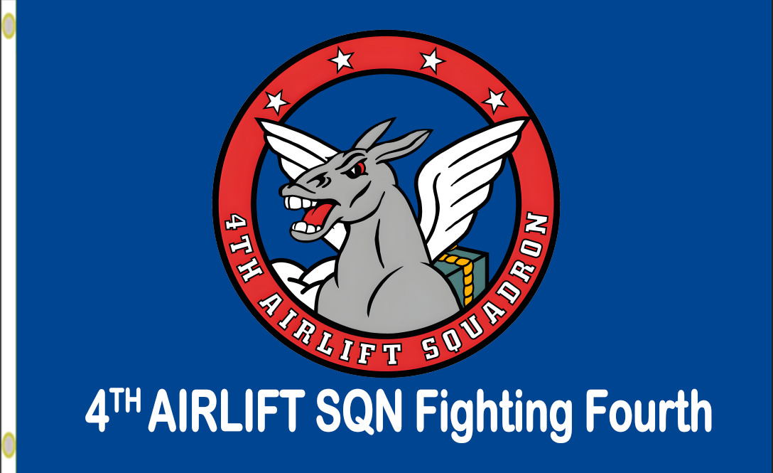 USAF 4th Airlift Squadron 3x5 ft 