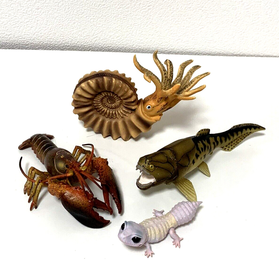 Replica Figure Fish Sea Creatures Toy Set of 4 Creatures