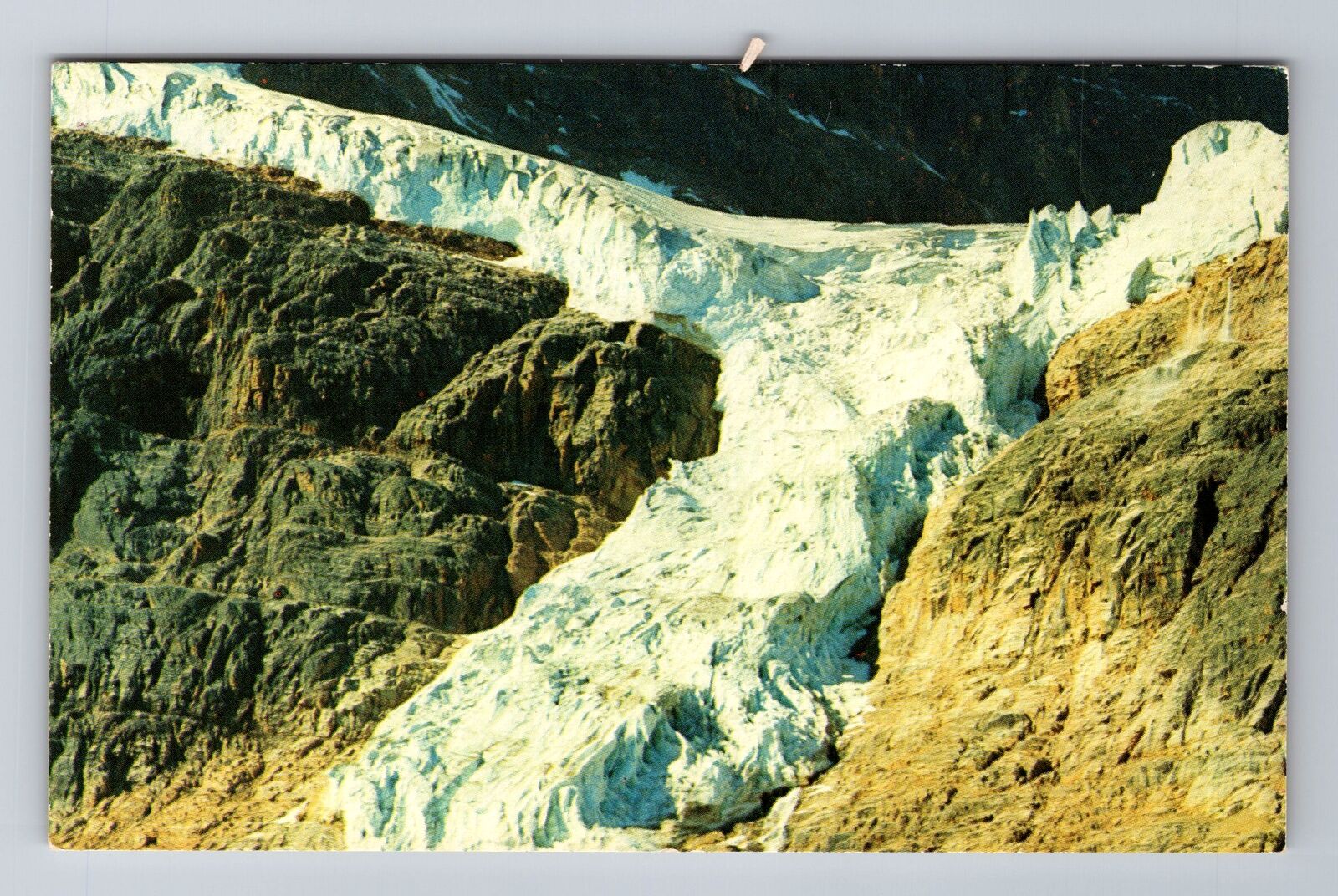 Mt Edith Cavell Alberta-Canada, Angel Glacier, Antique Vintage Souvenir Postcard