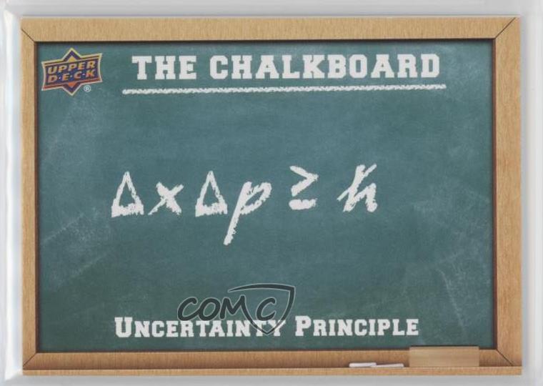 2022 Upper Deck Cosmic The Chalkboard Uncertainty Principle #CB-8 4rs