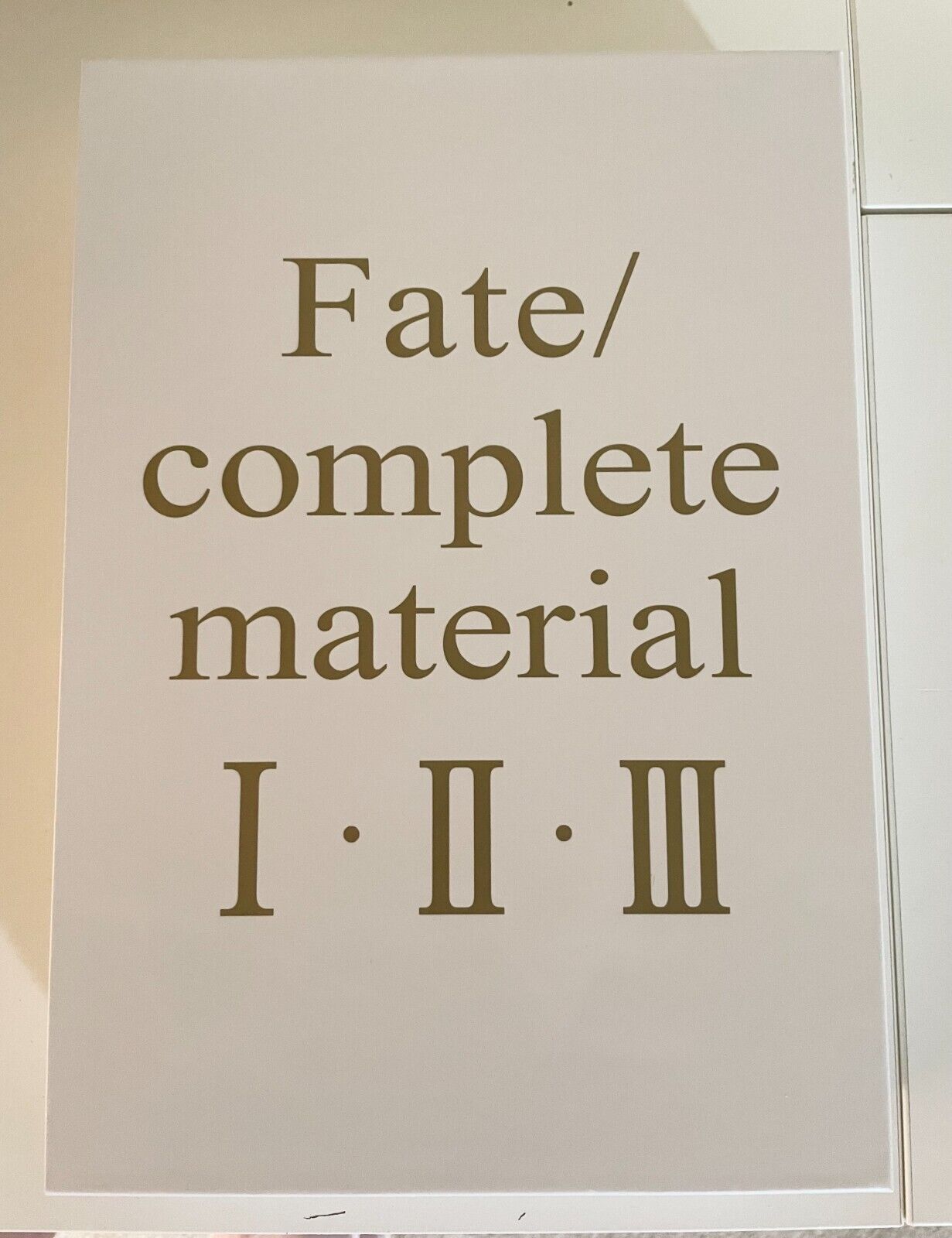 Fate Complete Material I II III Art Book Case Japan anime