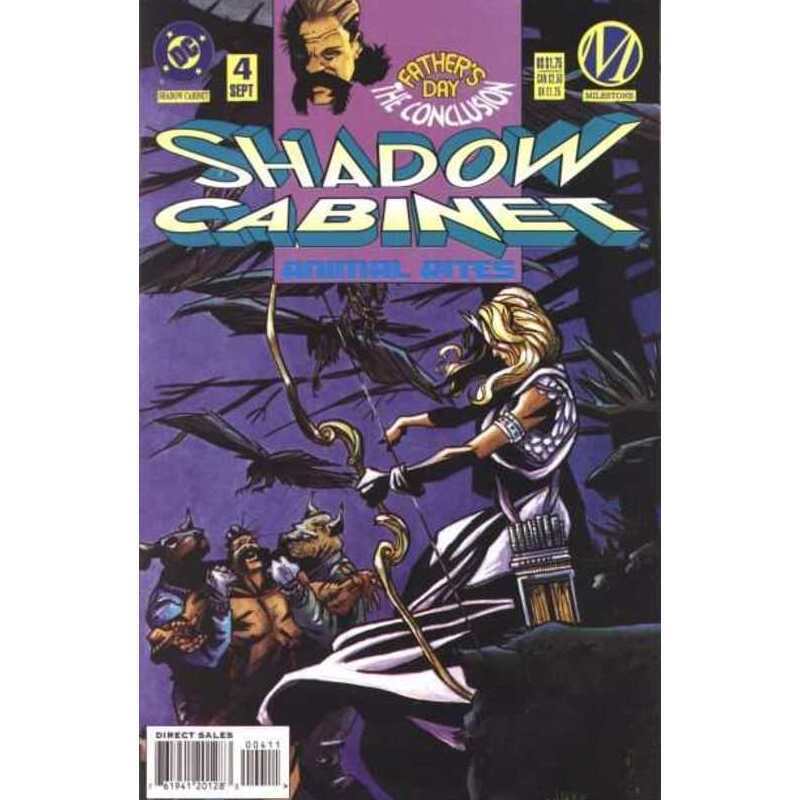 Shadow Cabinet #4 in Near Mint condition. DC comics [v*