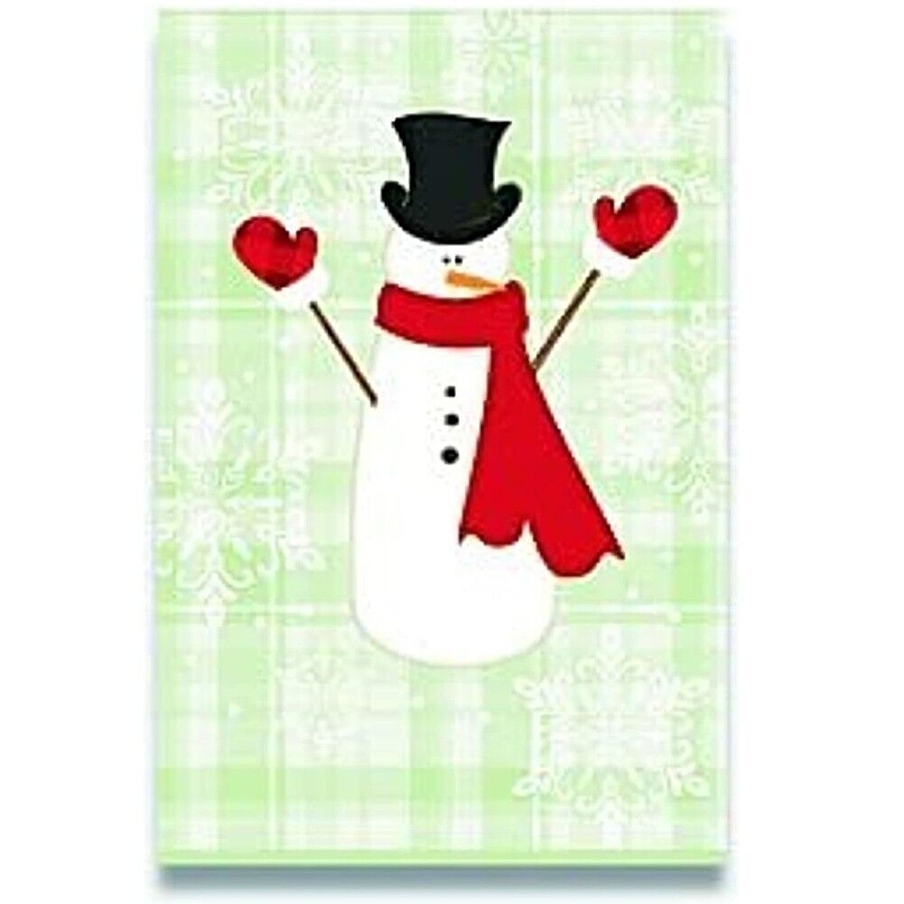 Snowman Holiday Greeting Cards with White Envelopes - 4x6in. - 10 Pack (xsp400)