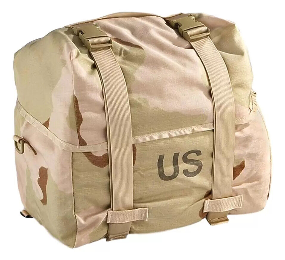 US Army Military Woodland Desert Camo Sleep System Carrier SSC Bag MOLLE MSS    