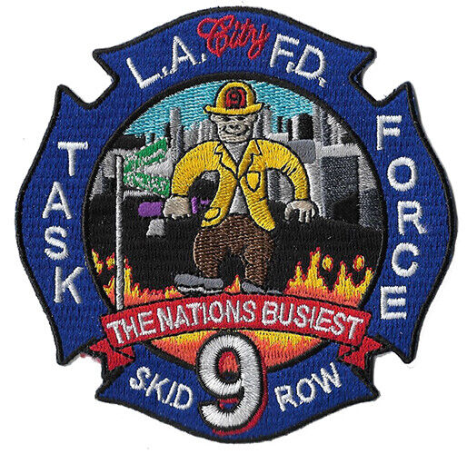 LAFD Station 9 The Nation's Busiest Skid Row Task Force NEW Fire Patch