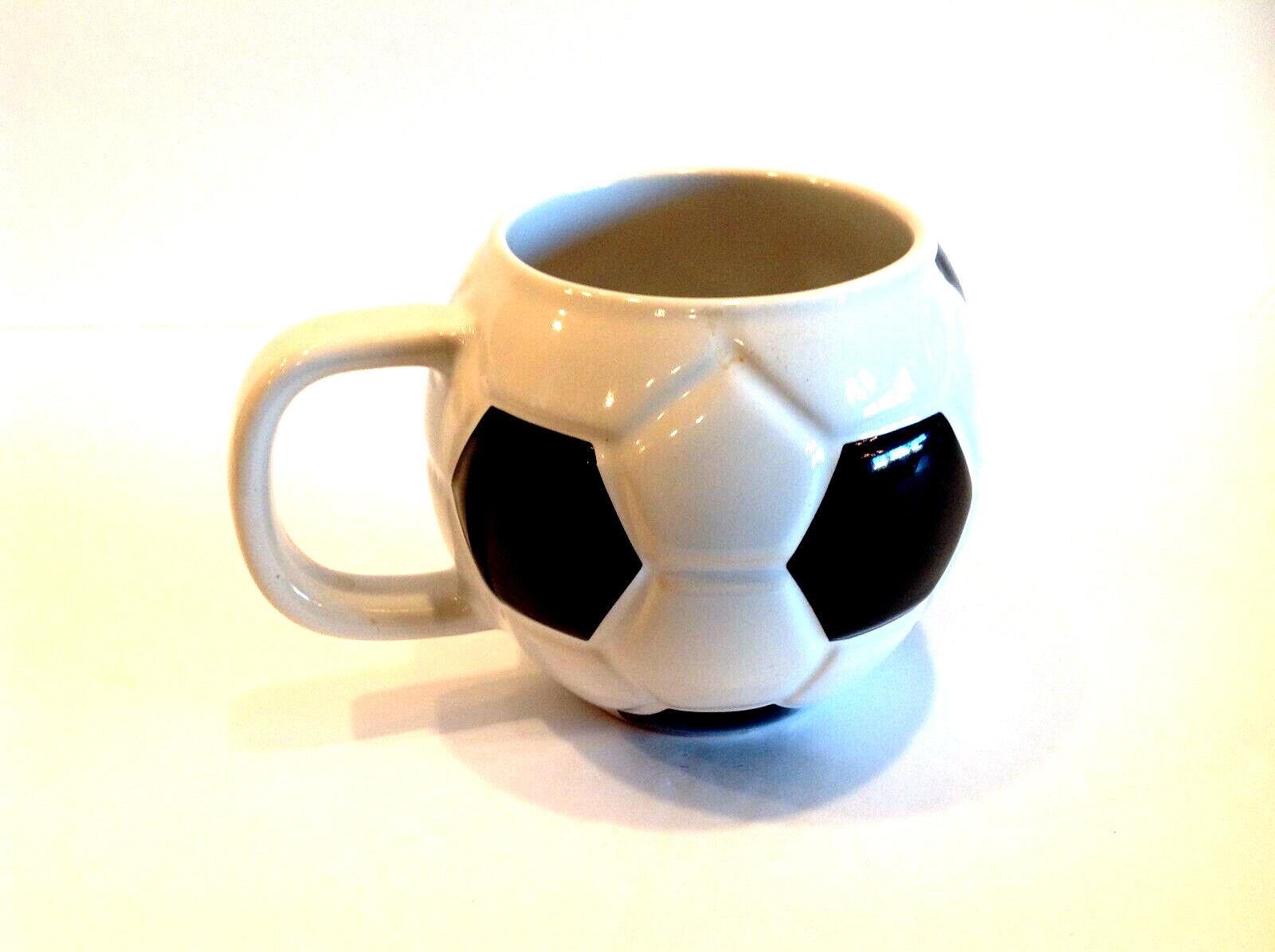 Soccer Ball Sport Mug Futbol Football Black / White by PG Tips