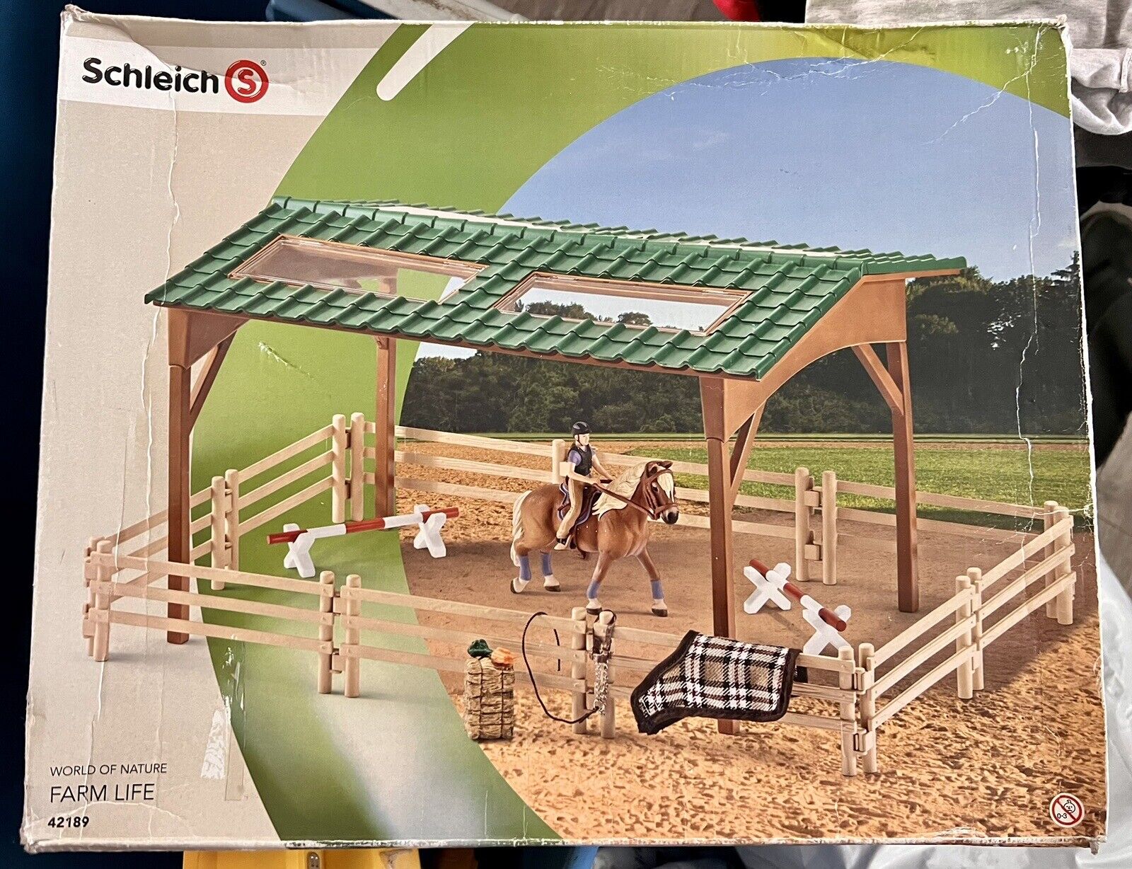 Schleich Farm World,  Schleich Farm Life 42189 - Riding arena New