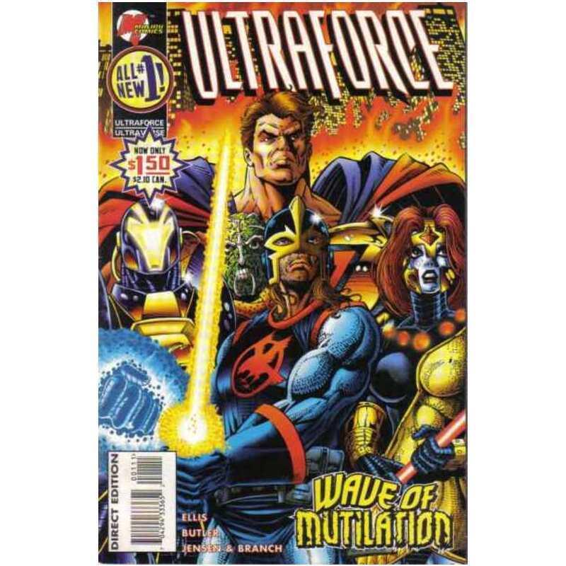 Ultraforce (1995 series) #1 in Near Mint minus condition. Malibu comics [v@