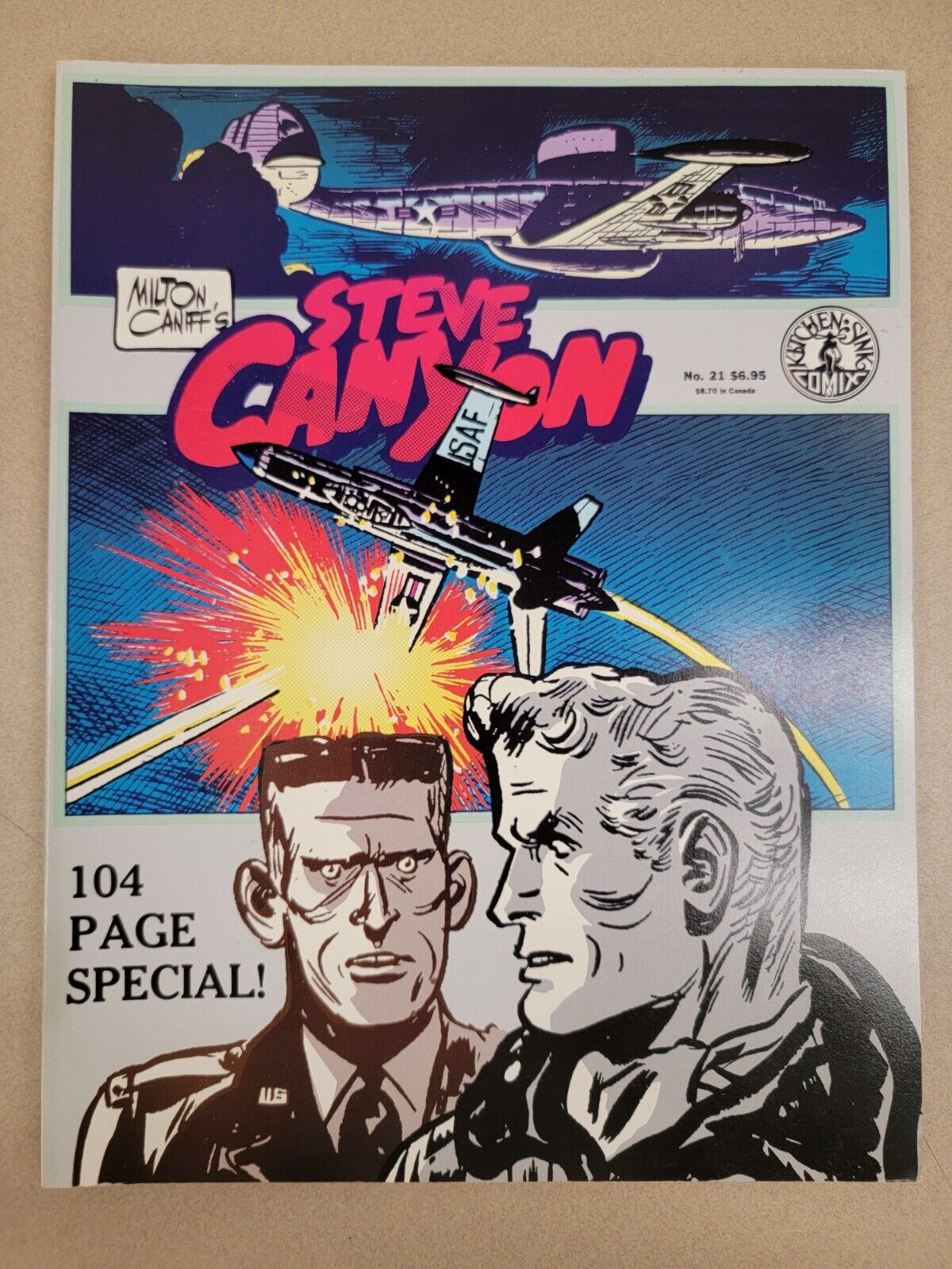 Milton Caniff\'s Steve Canyon # 21 December 1988 By Kitchen Sink Press Softcover
