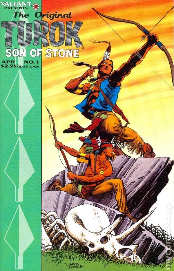 Original Turok Son of Stone #1 VF+ 8.5 1995 Stock Image