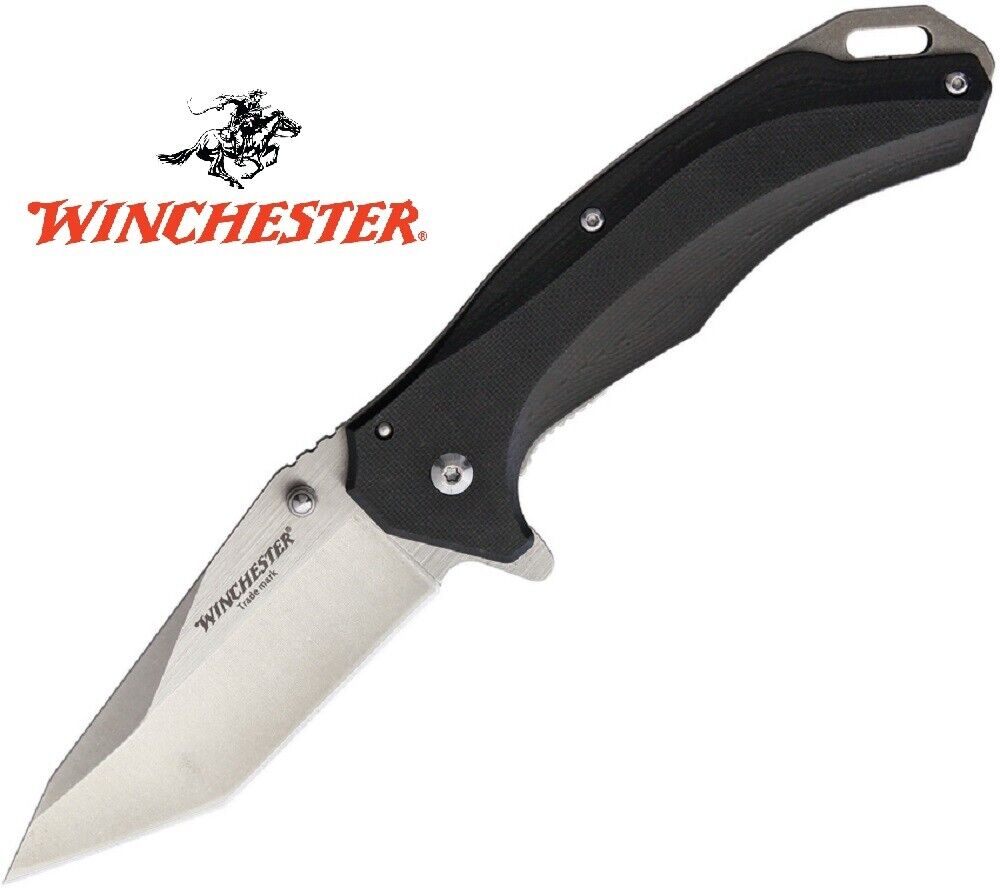Winchester Assisted Opening Frame Lock EDC Pocket Knife - G10 Handle