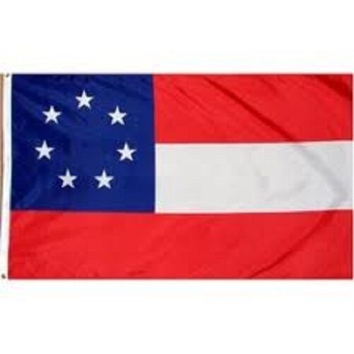 7 STARS and BARS FLAG NEW 3X5ft 1ST FIRST civil war superior quality fade resist
