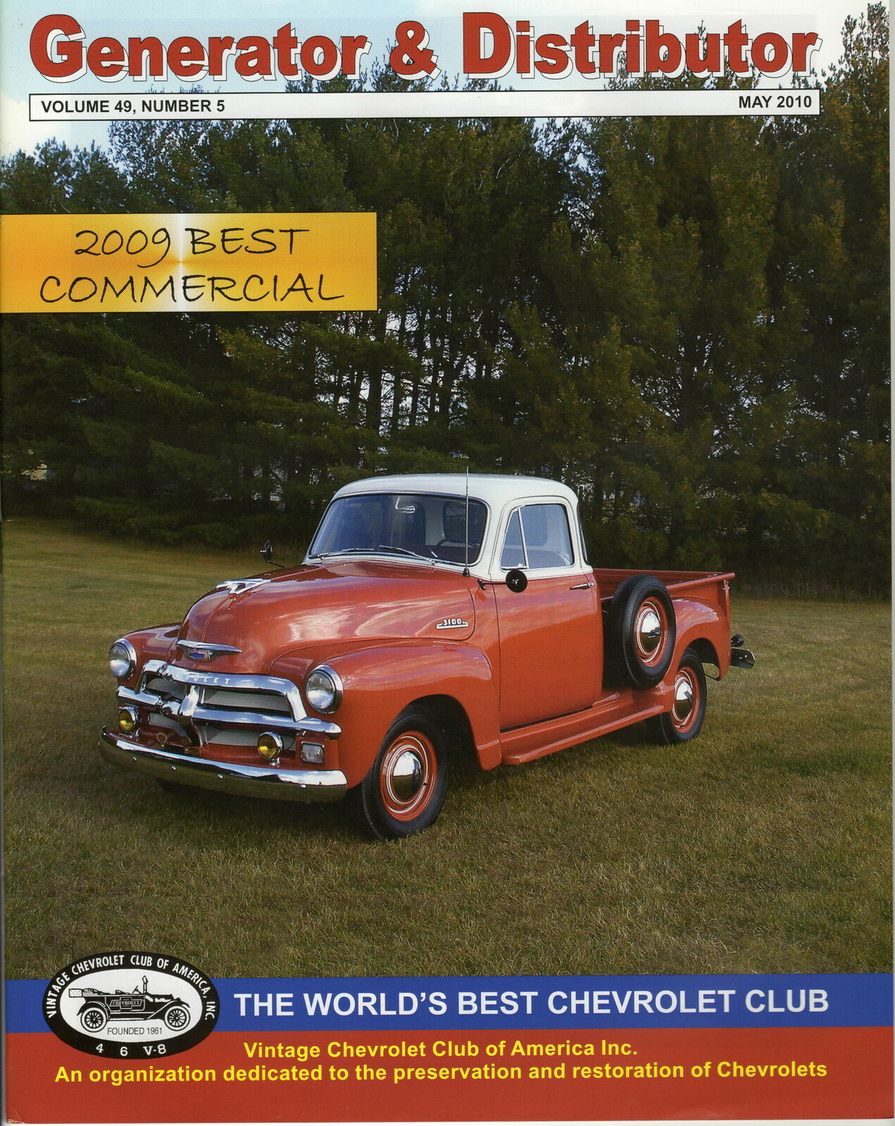 1954 Pickup - Generator & Distributor Magazine Volume 49, #5 May 2010