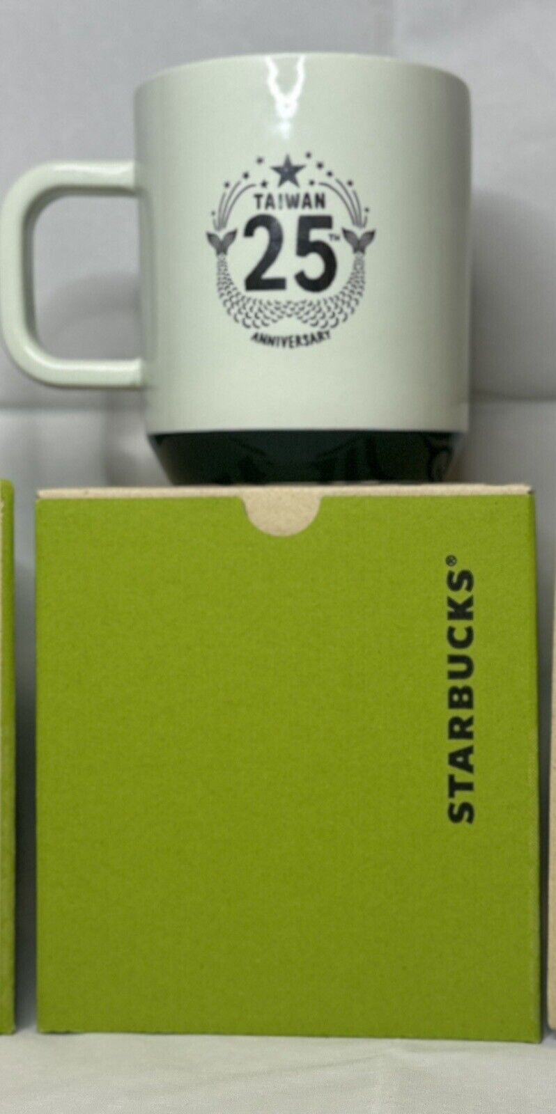 Starbucks Taiwan 25th Anniversary Mint Green Coffee Mug