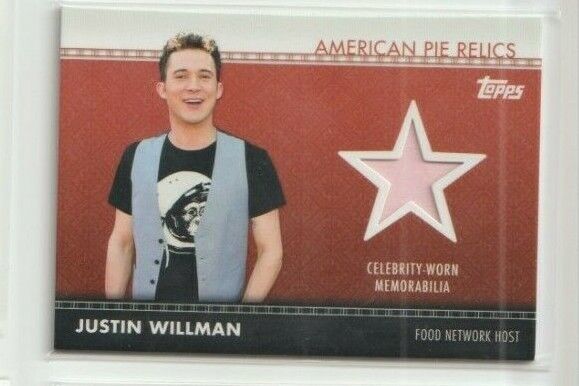 2011 Topps American Pie Relic Costume Trading Card APR-17 Justin Willman