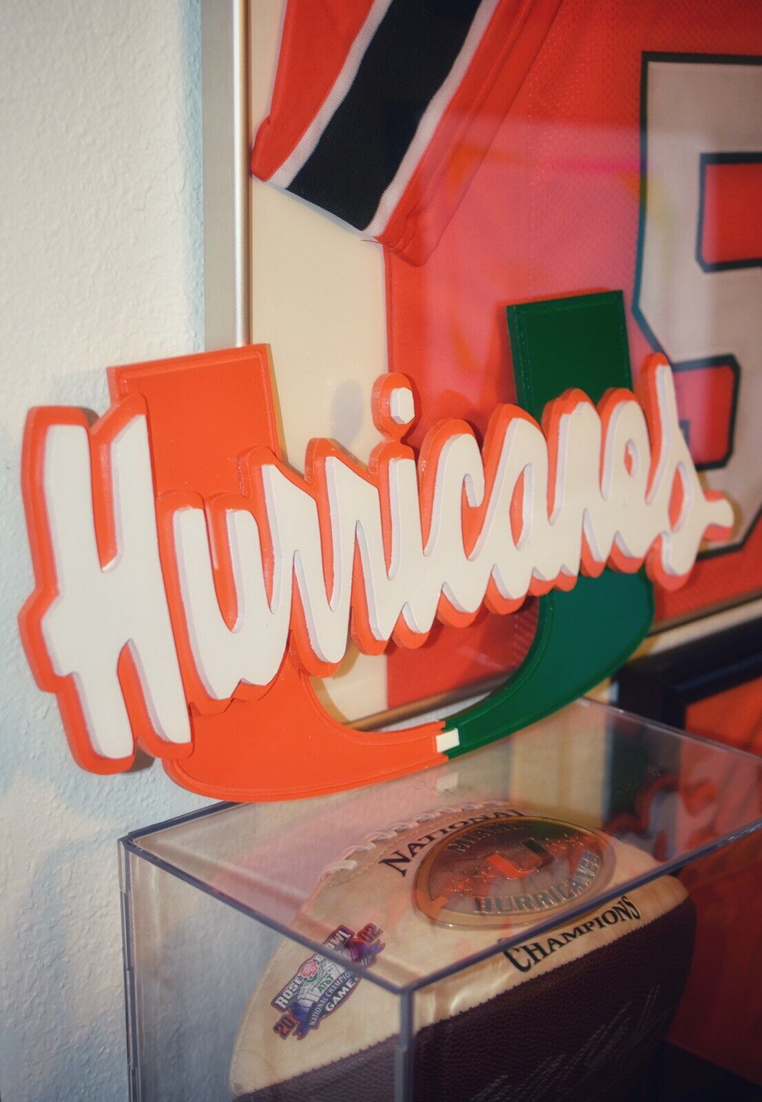 University Of Miami - Miami Hurricanes Sign - Hurricanes Wall Art - Man Caves