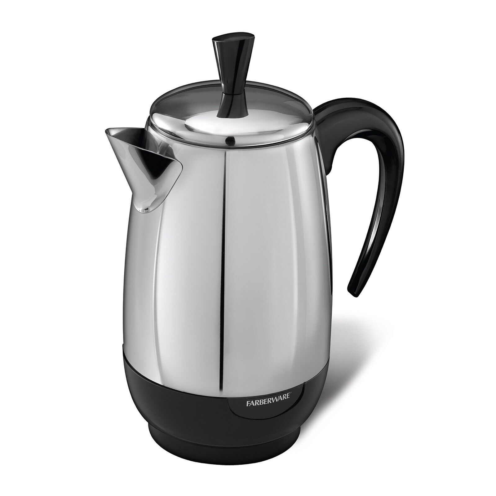 Farberware Electric Coffee Percolator, FCP280, Stainless Steel Basket, Automatic