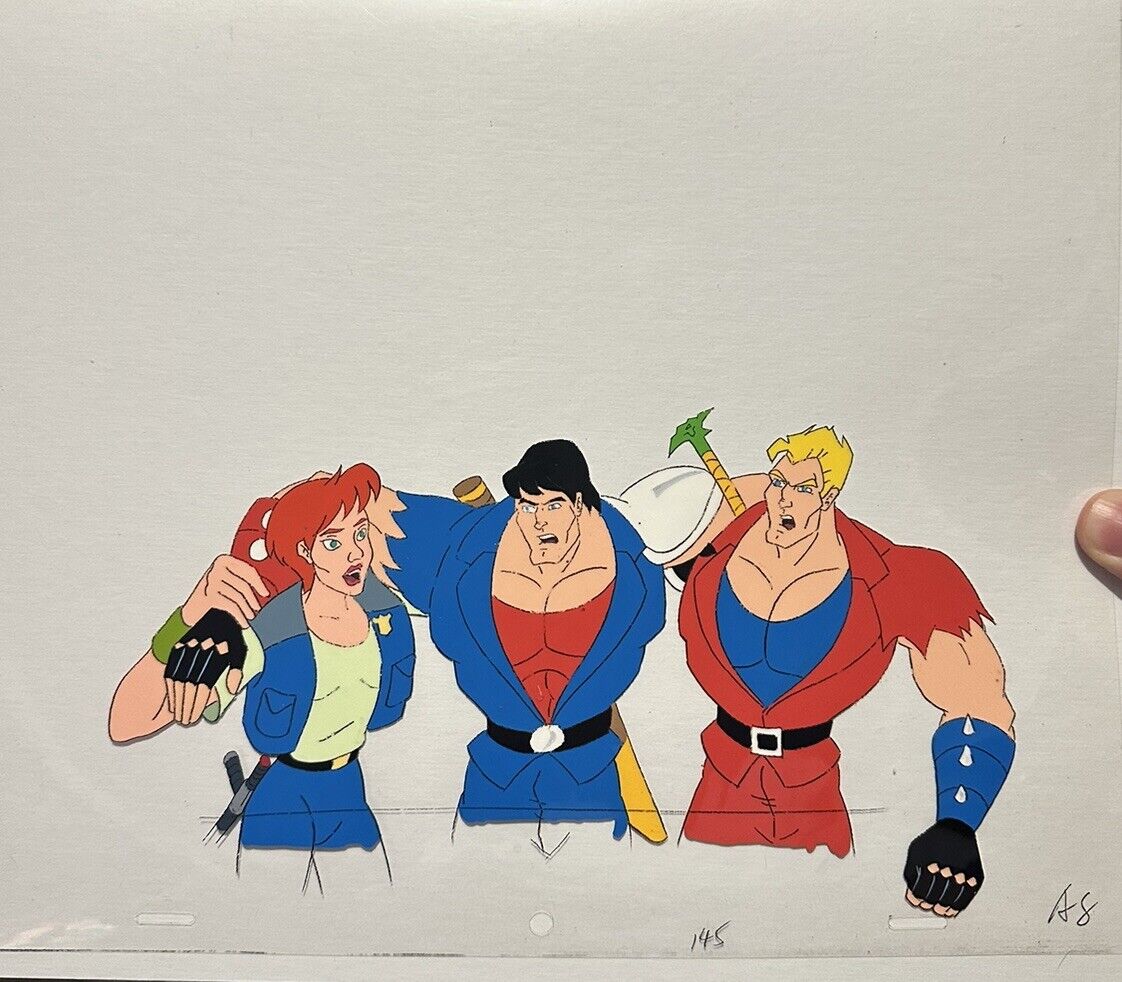 Double Dragon Production Cel (DIC, c. 1993-94) With COA