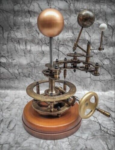 Vintage inspired Tellurion Orrery: A Handcrafted Celestial Device for item