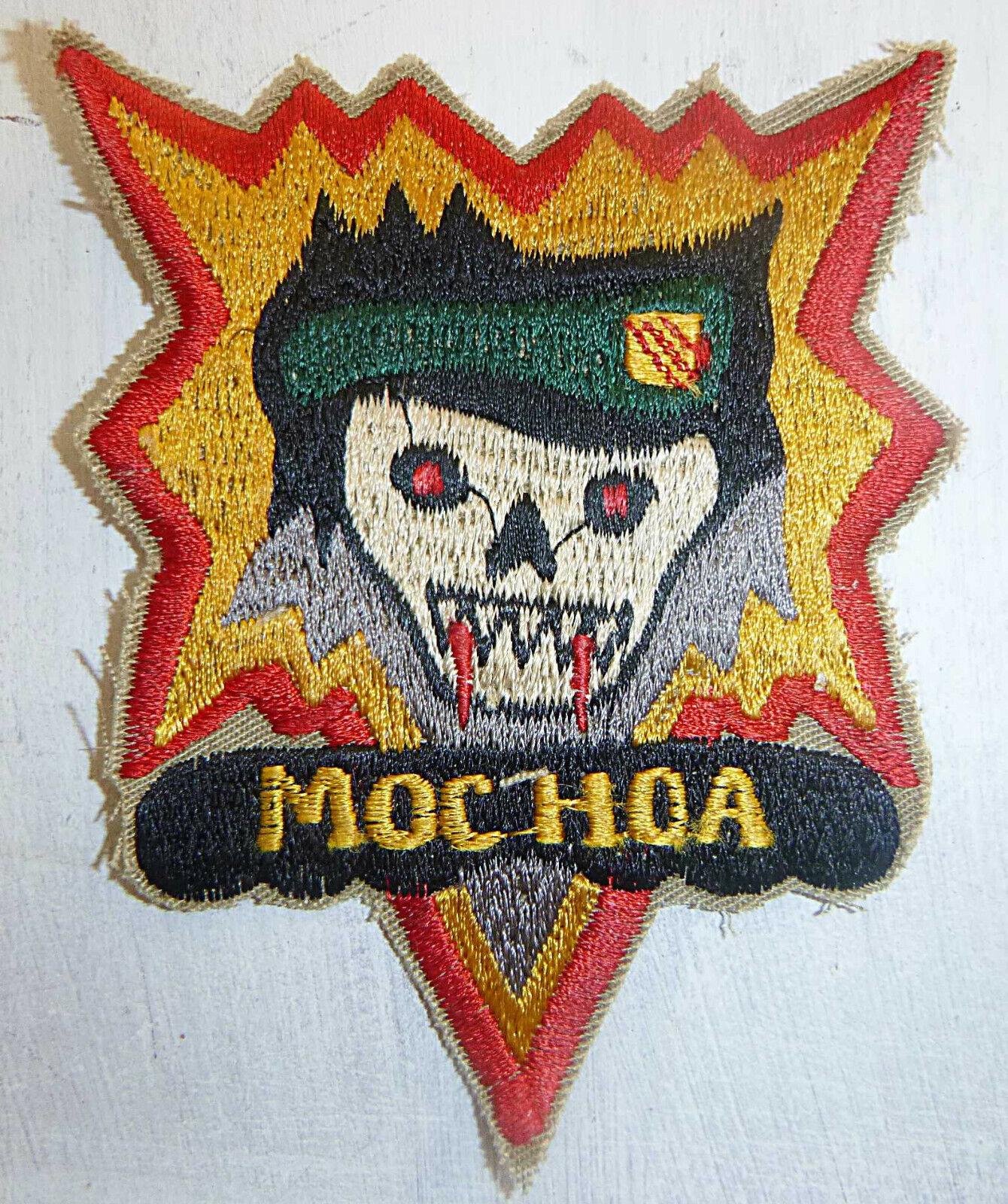 MOC HOA SF COMBAT BASE - MACV-SOG RED EYE - Patch - MEKONG - Vietnam War - 5151