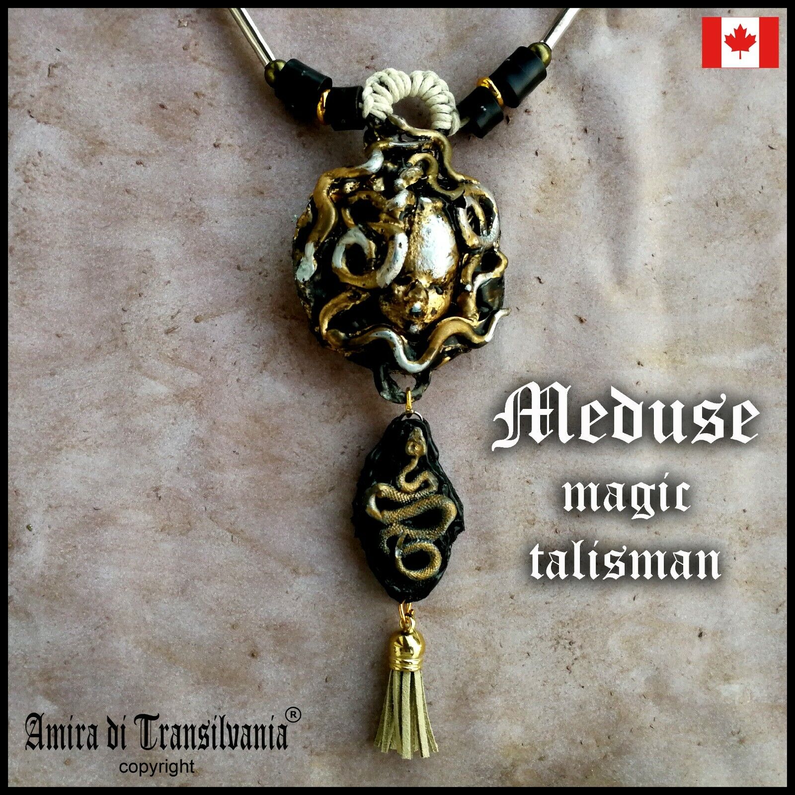 lucky talisman effective power attraction money fortune amulets pendants meduse