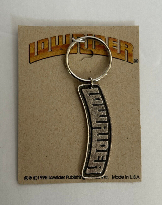 Vintage Lowrider Magazine Keychain Keyring