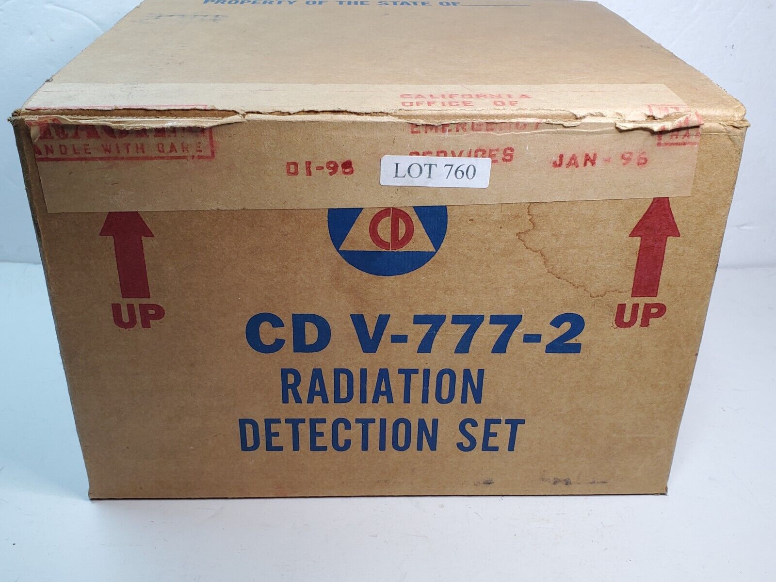 CD V-777-2 Giger Counter Radiation Detection Set - In Box W/Manuals
