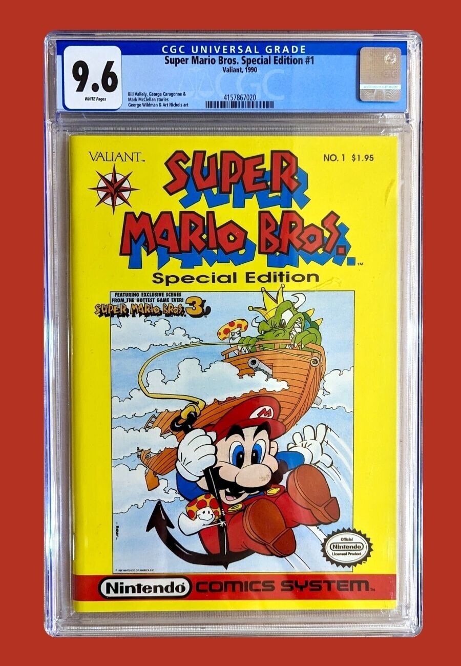 Super Mario Bros Special #1 Bowser Princess Peach CGC 9.6