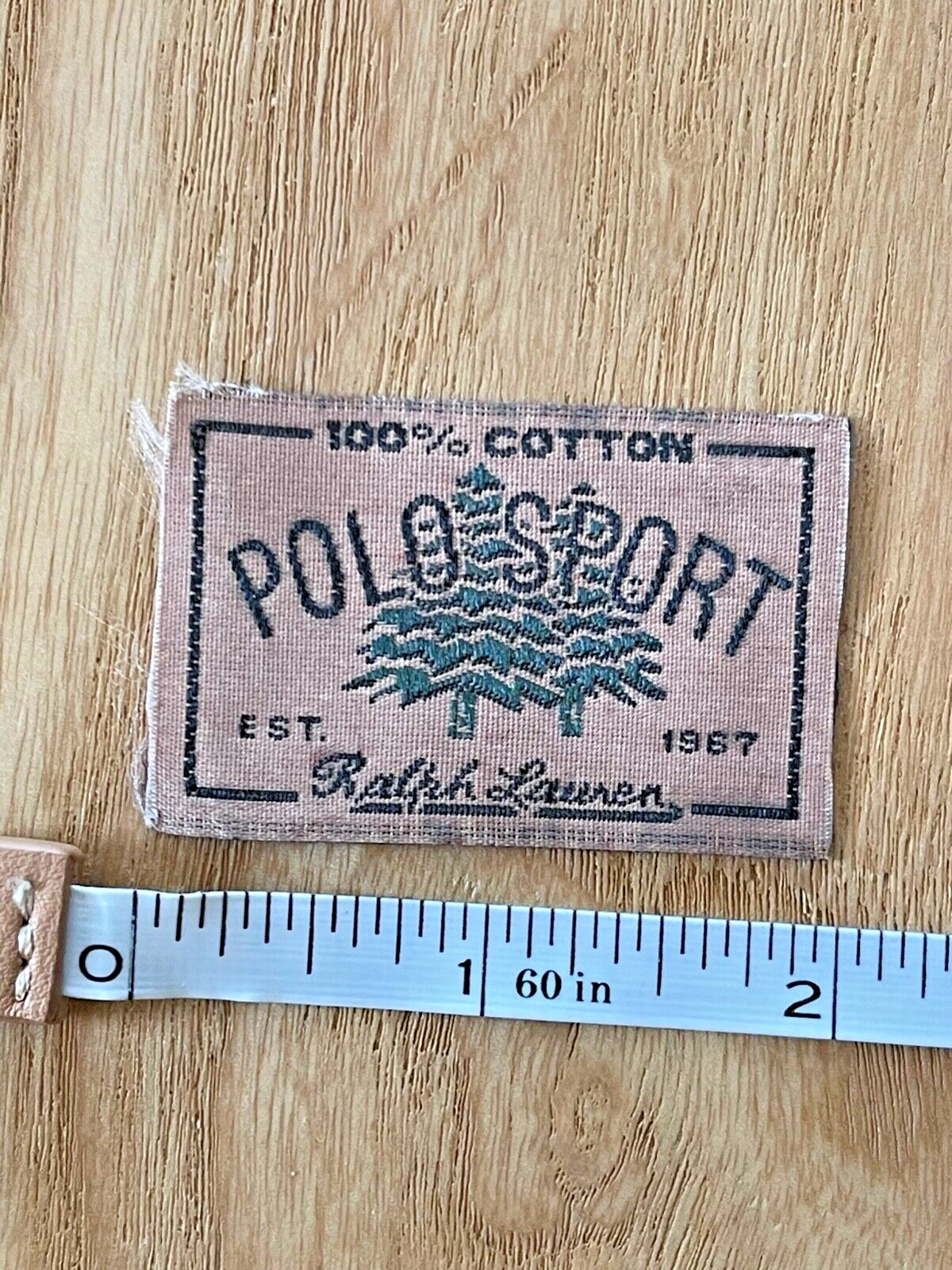 Vintage dead stock Polo Ralph Lauren labels rare Polo Sport tree logo mint