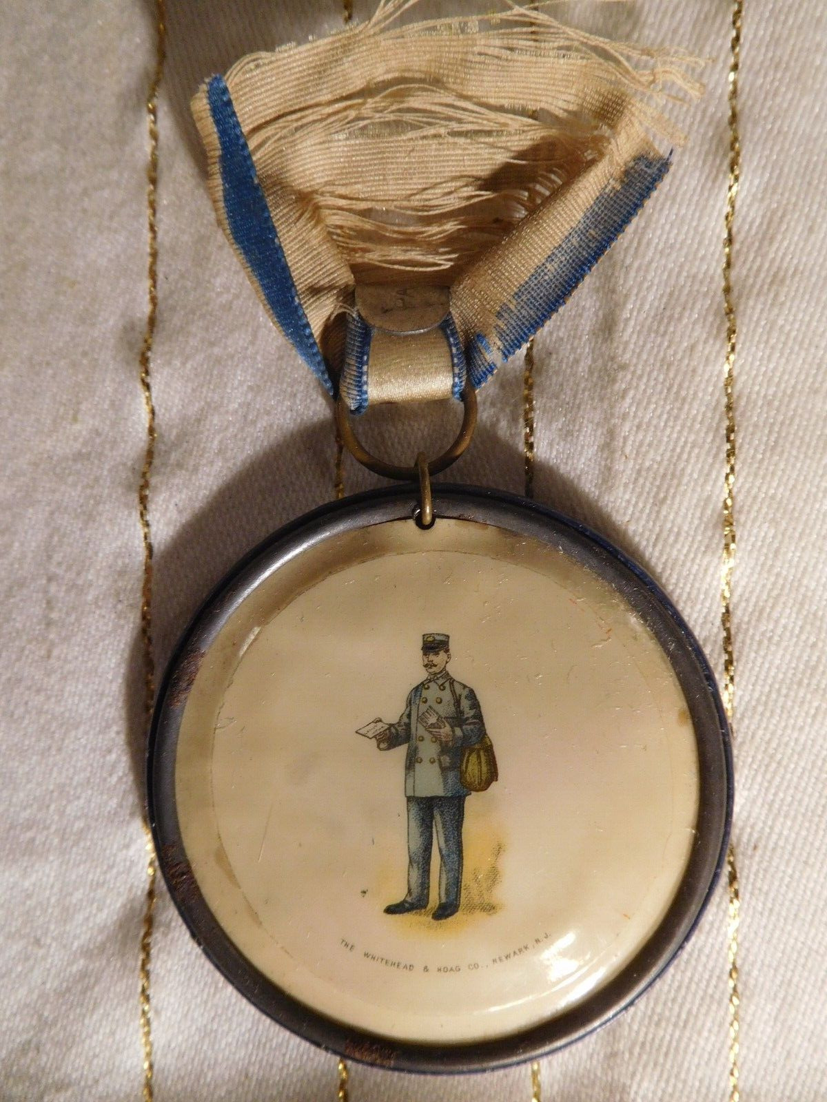 Rare  Vintage 1917 Historical Michigan Postal Medallion