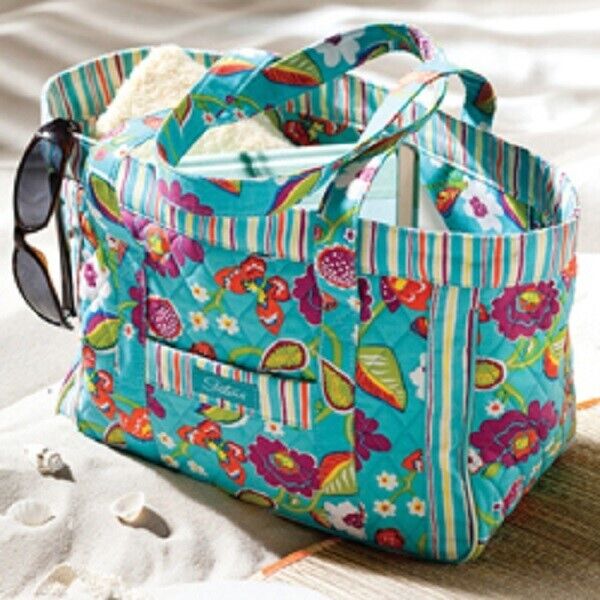 Longaberger Sisters NEW 2011 Summer Lovin\' Tote Beach Bag or Purse COLORFUL