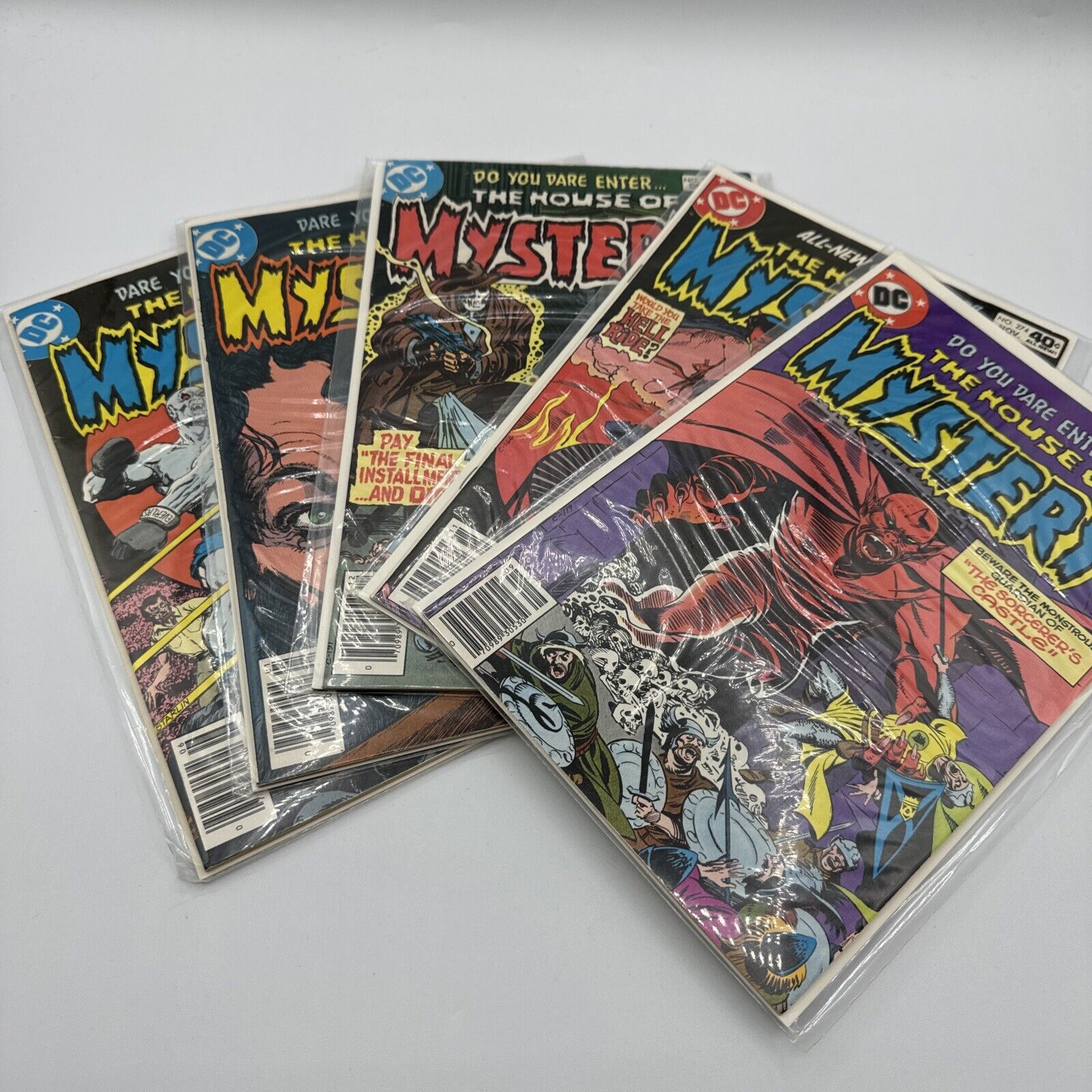 DO YOU DARE ENTER THE HOUSE OF MYSTERY Lot of 5 #272, 274, 275, 276, 281 Boarded