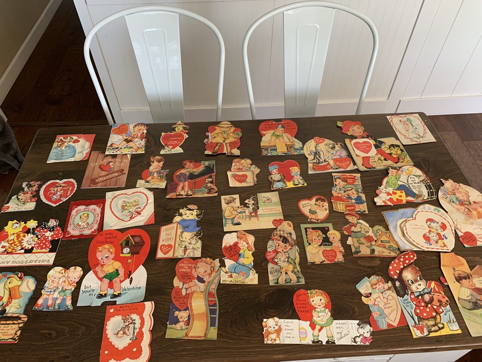 Lot Of 39 Vintage Valentine Cards 1940s 1950S
