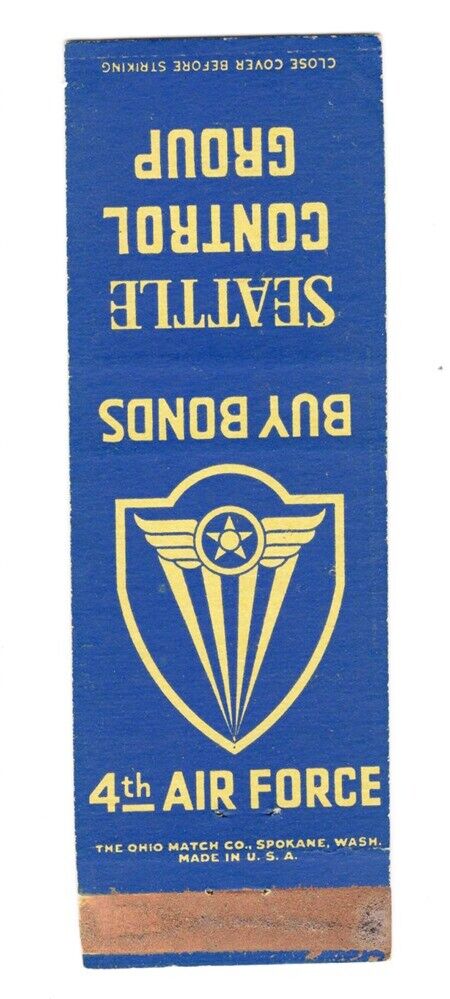 Matchbook: U.S. Army Air Forces - 4th Air Force Seattle Control Group