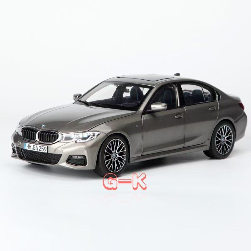 Norev 1:18 For BMW 330i G20 2019 alloy open door simulation car model Metal Gray