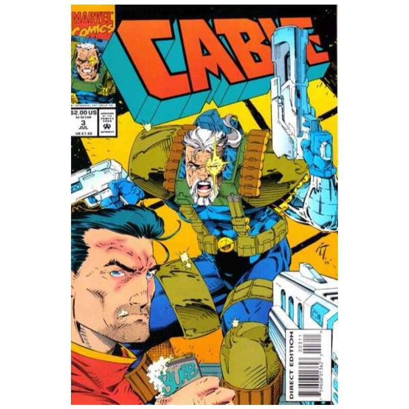 Cable (1993 series) #3 in Near Mint minus condition. Marvel comics [d%