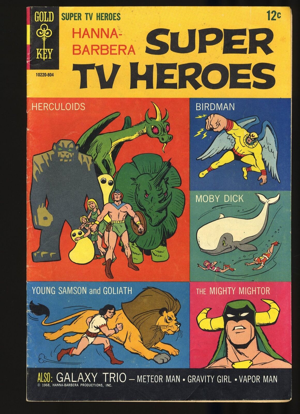 Hanna-Barbera Super TV Heroes (1968) #1 FN+ 6.5 1st Issue Birdman Moby Dick
