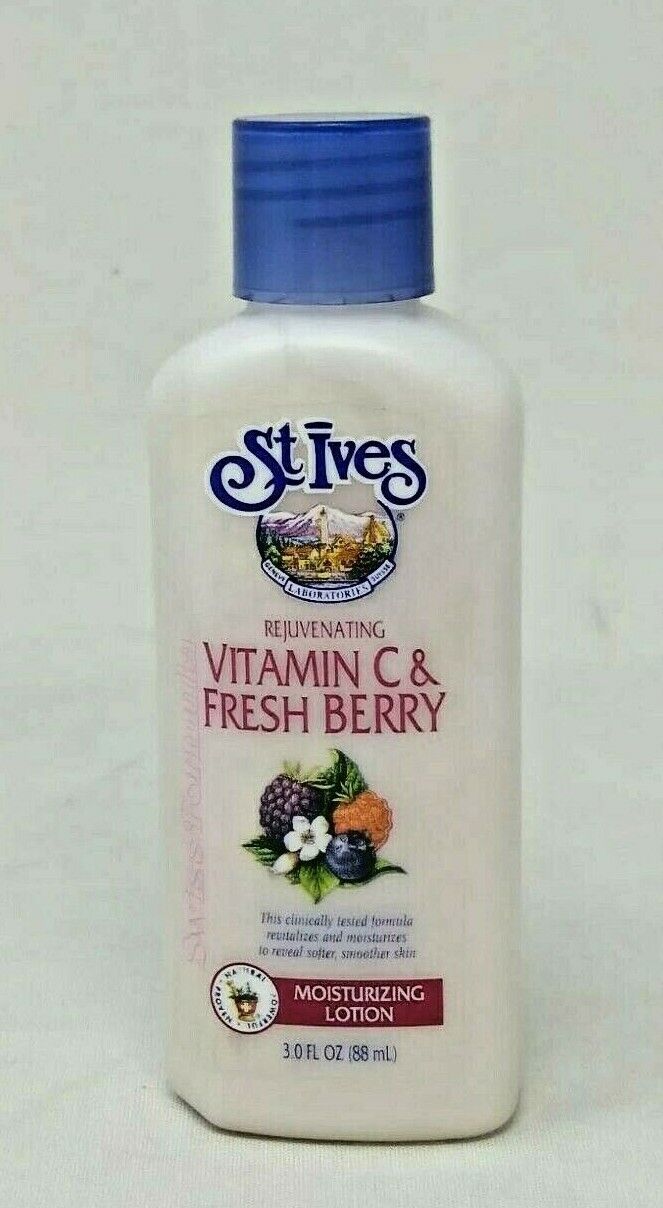 St. Ives Swiss Formula Rejuvenating Vitamin C Fresh Berry moistening lotion 3oz 