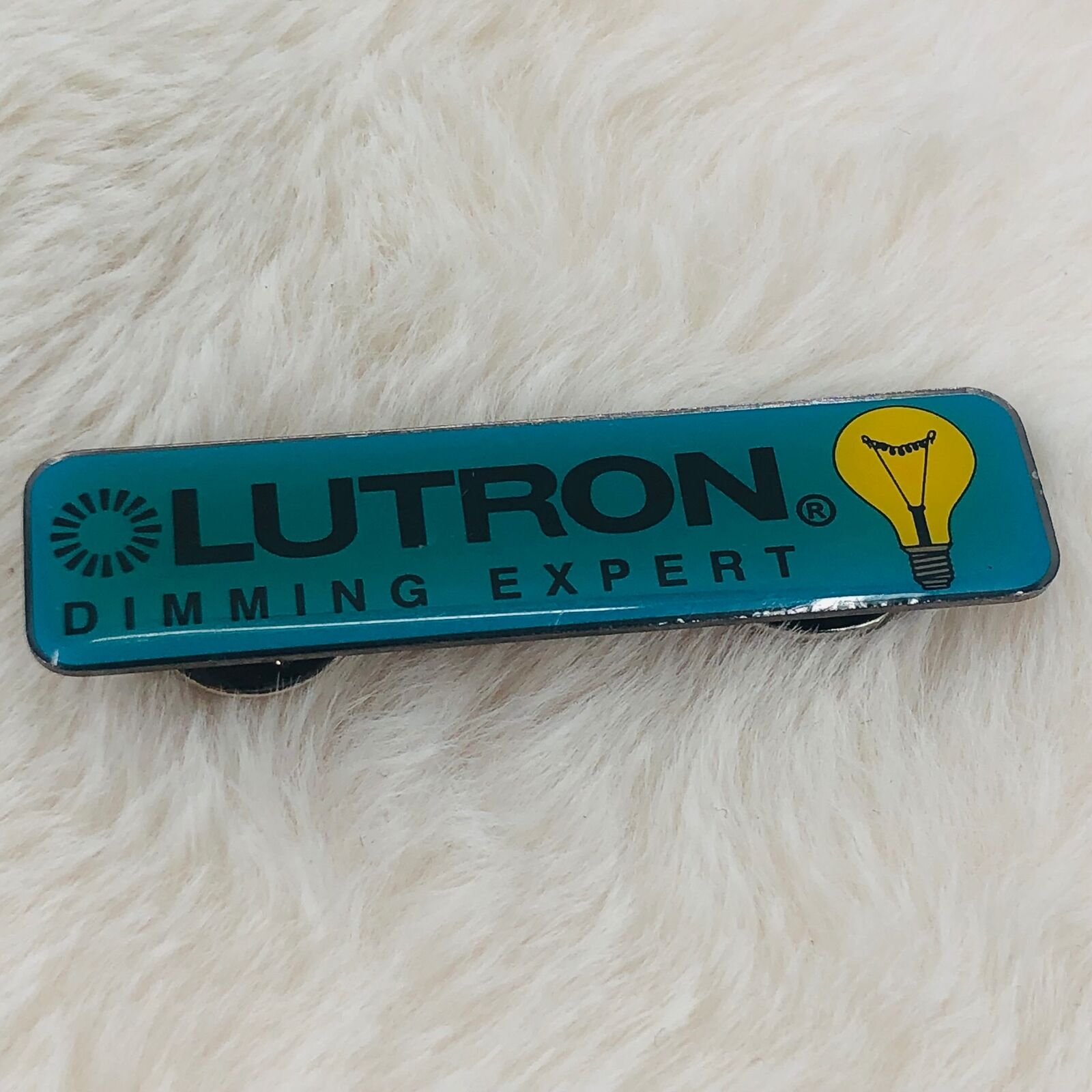 Home Depot Employee Advertising Apron Pin - Lutron Dimming Expert