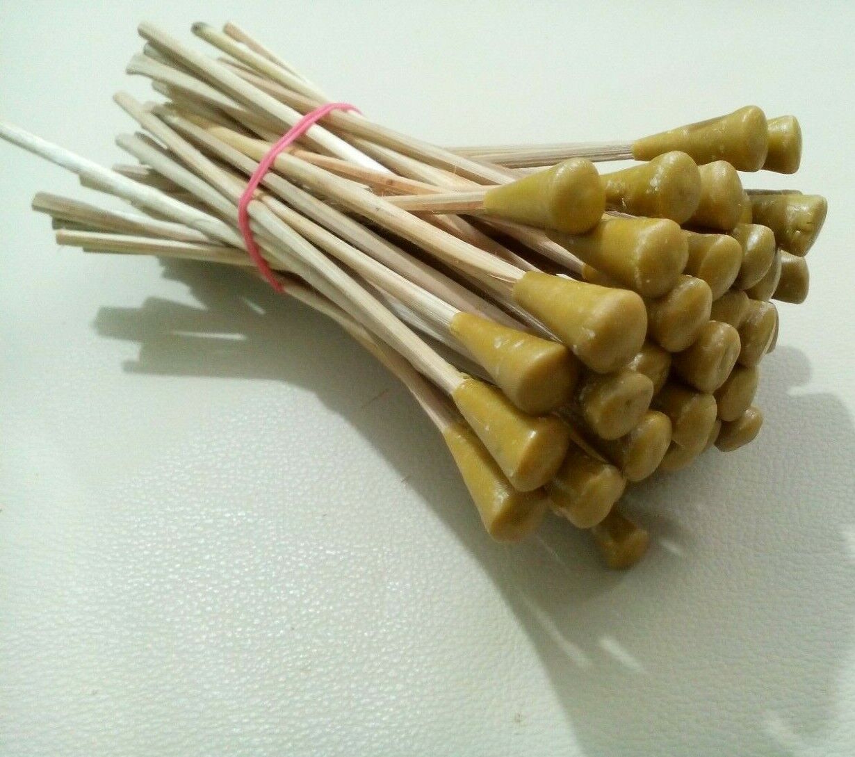 50 Piece Wooden Dop Stick with Gemstone Grinding And Faceting Polishing Quantity
