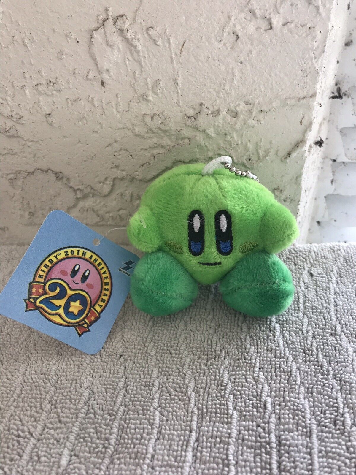 Green Kirby Plush Keychain 3