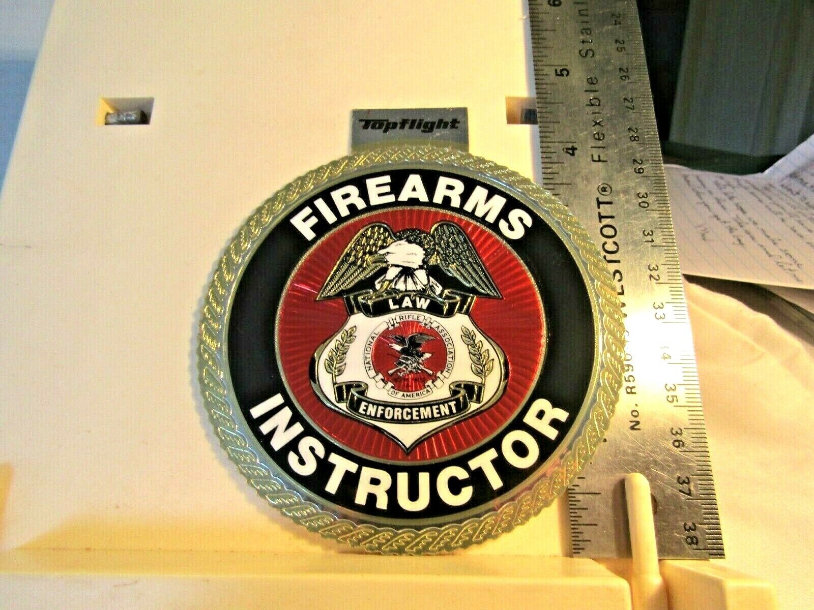 Firearms Instructor Decal Law Enforcement by Topflight 4