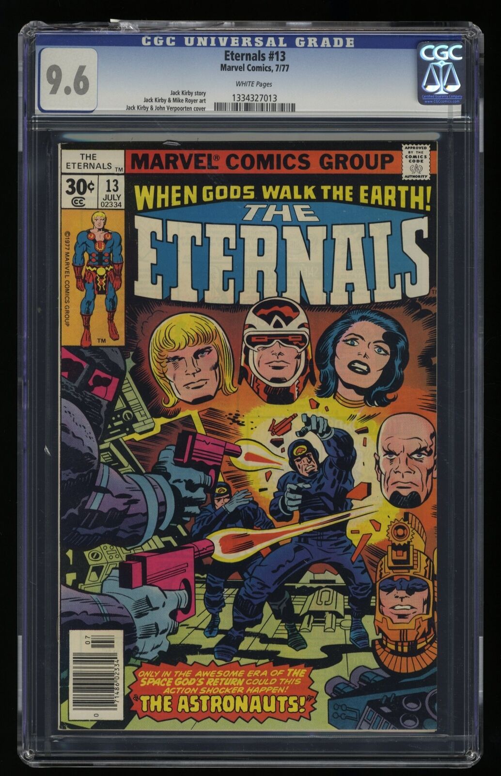 Eternals #13 CGC NM+ 9.6 White Pages 1st Gilgamesh Marvel 1977