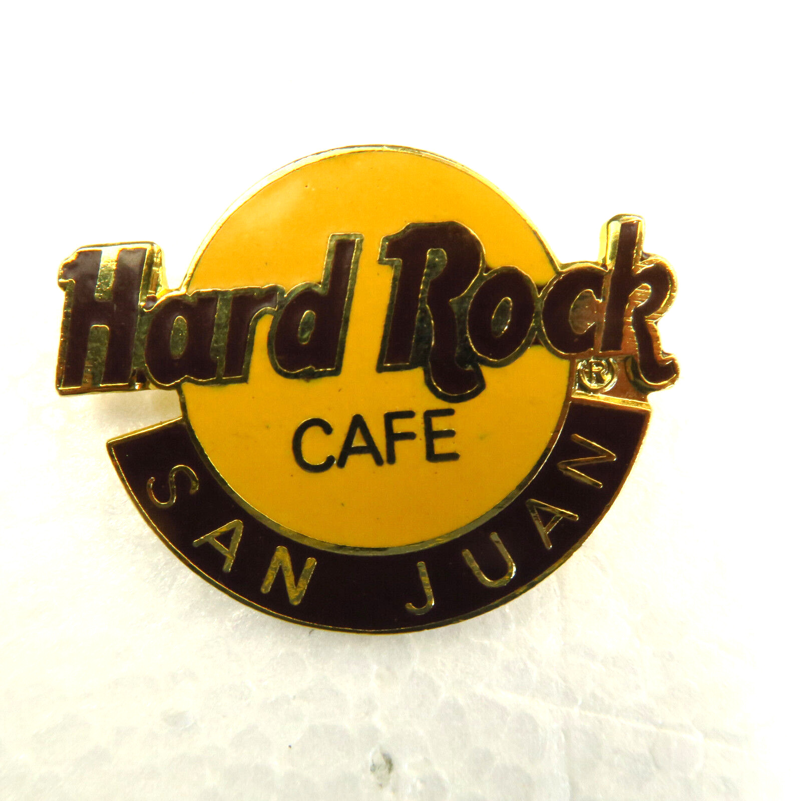 Hard Rock Cafe Lapel Pin San Juan Classic Logo Series 2011 Recessed Cut