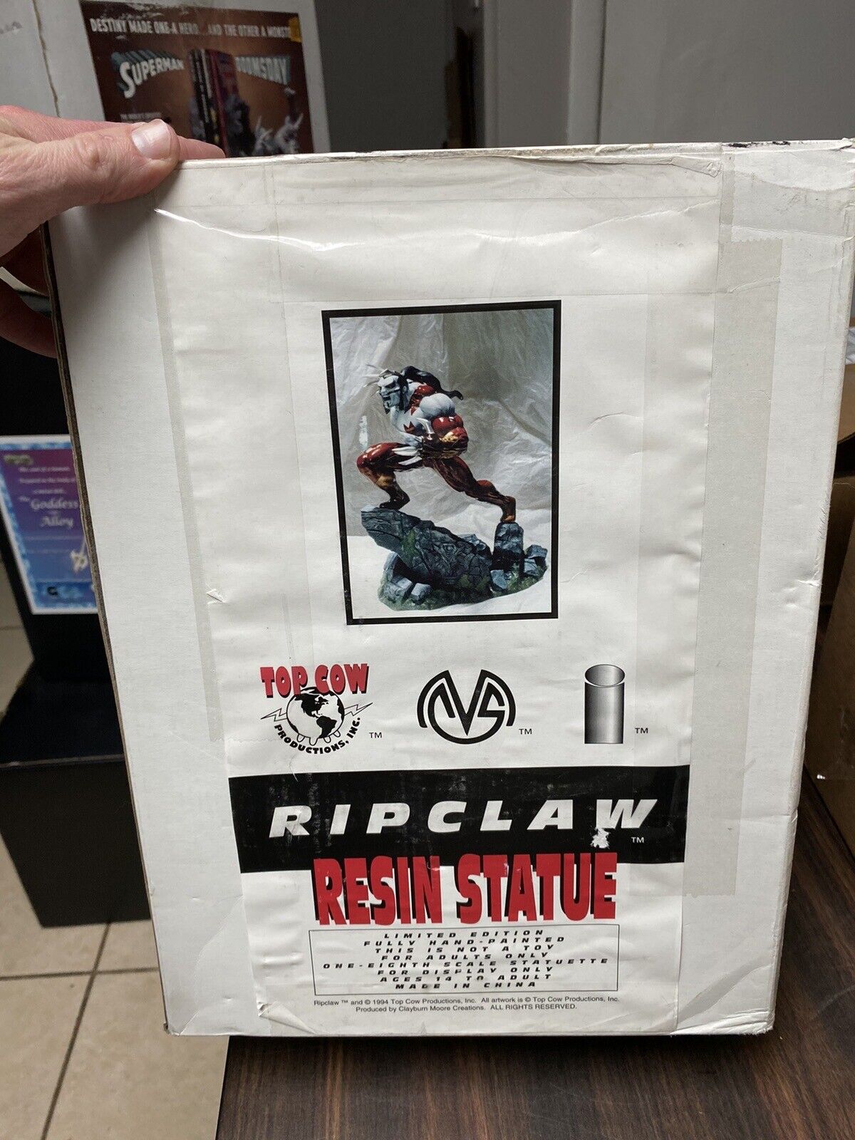 TOP COW RIPCLAW 1/8 SCALE RESIN STATUE BY BOWEN DESIGNS NEW*Damage Read