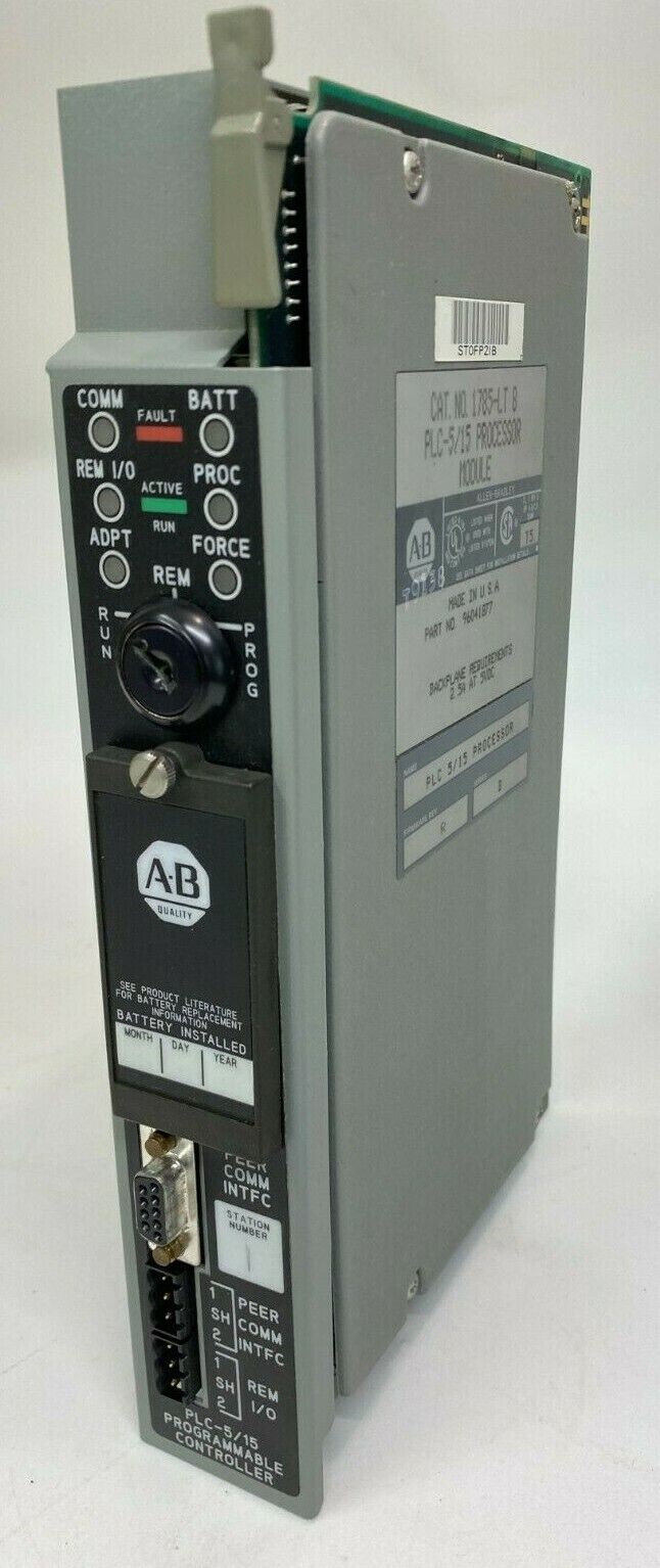 Allen Bradley 1785-LT Series B PLC-5/15 Processor Module 96041877 Firmware R